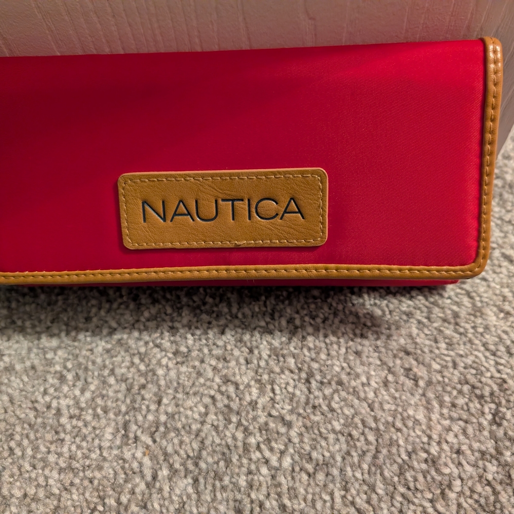 Nautica Red and Tan Women's Wallet
